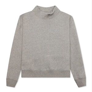 Kids Fear of God Essentials Pullover Mockneck - Dark Heather Oatmeal